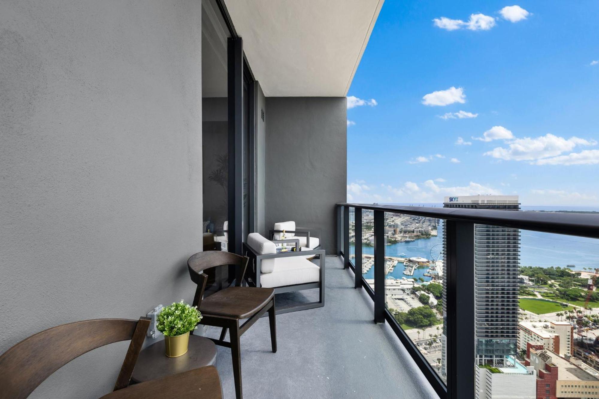 Ph 5107 Fl 1 Bedroom Lux Ocean View In Downtown Apartamento Miami