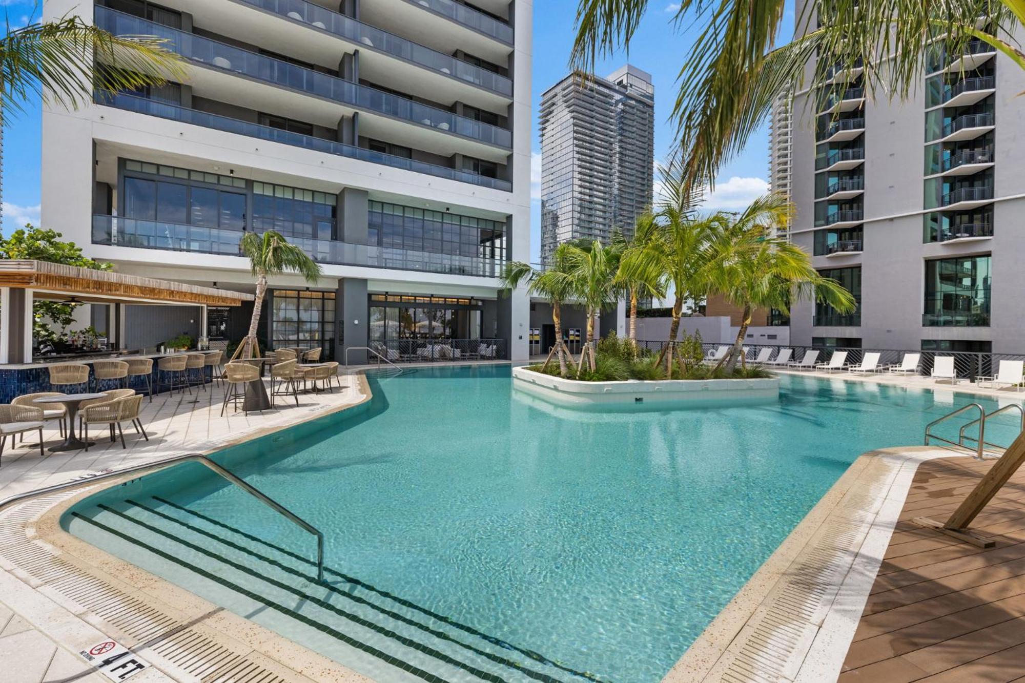 Ph 5107 Fl 1 Bedroom Lux Ocean View In Downtown Apartamento Miami